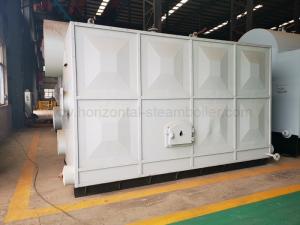 China Horizontal Peanut Shell Briquetting Boiler / Sawdust Fired Steam Boiler wholesale