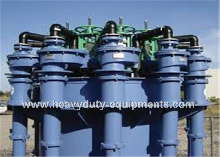 widely using hydrocyclone with 20 tappers and cyclinder height is 110mm