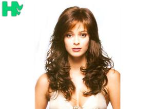 China Fashion Classic Style Long Synthetic Wigs Long Curly Blonde Natural Look Wigs wholesale