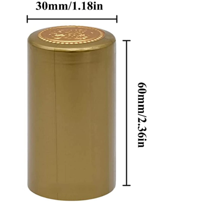 Customized Wine Glass Bottle Shrink Capsule Non Spill OEM ODM