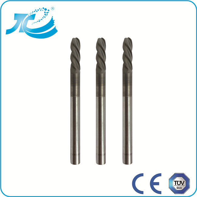 2 Flute End Mill Solid Carbide End Mill with 55 / 60 / 65 HRC