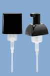 Square Shape Soap Dispenser Black Pump 40/400 Industrial 120ml Bottle Use