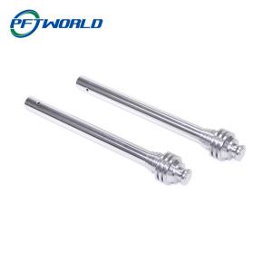 China CNC machined long rod polished aluminum wholesale