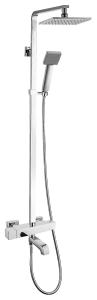 China Chrome Finishing Thermostatic Shower Taps Brass Material S1013 wholesale