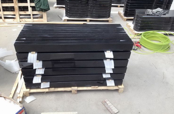 indian black granite modern headstone design