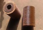 Retread Tire Industrial Roller Brushes Steel Wire Material For Rubber Tire