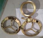 ABS Chrome PVD Gold Plating Machine / Automotive ABS Parts Copper Color Coating