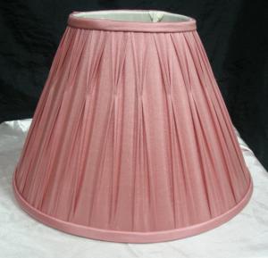 China Hand Gathered Silk Fabric Box Pleat Lamp Shades wholesale