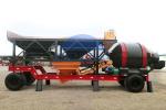 YHZM75 Mobile Concrete Batching Plant With JZM1500 Drum Concrete Mixer
