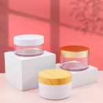 PET Plastic Cream Jars Clear Luxury Frosted Vacuum Cream Jar