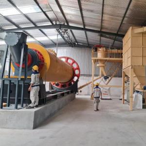 China 325 Mesh Quartz Sand Powder Grinding Machine Ball Mill with High Chrome Steel Liner wholesale