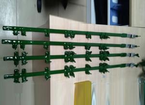 China Temperature Resistant SUS316 Electroplating Racks Coated With Green PVC wholesale
