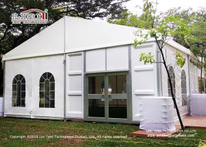 China 10x10m Movable Outdoor Wedding Tent With Glass Door wholesale