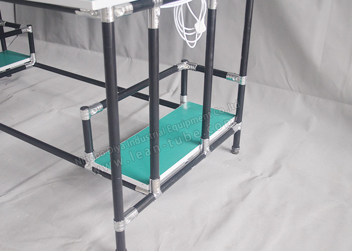 Workshop Lean Pipe ESD Work Table Clean Surface Wear Resistance Eco - Friendly