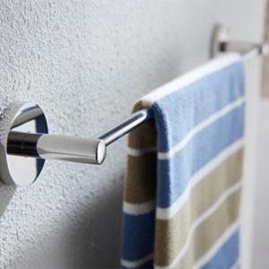 China 25 Inch Bathroom Towel Bars Rack Sus304 Wall Mount Polished Finish wholesale