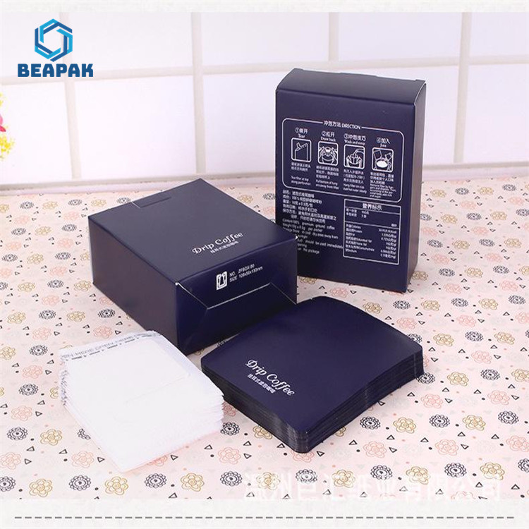 Aluminum Foil 3 Side Seal 0.15mm Japan Drip Coffee Bag Packaging