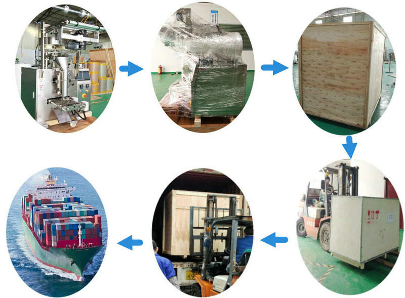 beans packaging filling and sealing sachet bag grain packing machine