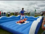 EN71 Inflatable Water Toys Mechanical blow up Surfboard With Machine Surfing