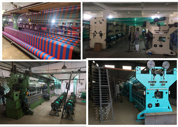 Eco Friendly Safety Shade Net Making Machine , Agriculture Green Net Machine
