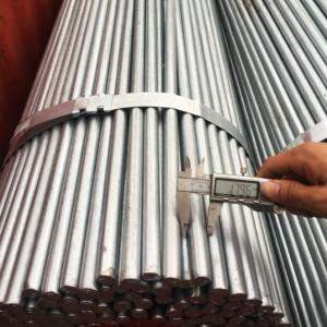 China SAE1006 SAE1008 Galvanized Carbon Steel Bar Stock Rod For Wire Nail Making 1 - 12m wholesale