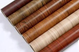 China Class B1 Self Adhesive Furniture Film Vinyl Cupboard Covering Laminates wholesale