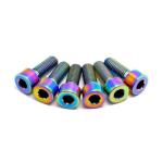 M8 X 22mm Bike Steering Handlebar Black Titanium Stem Bolts