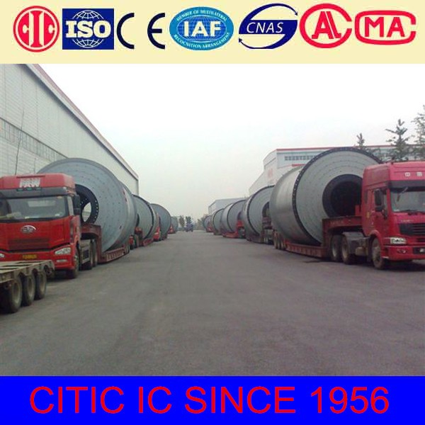 AC Motor Large Capacity Integral Drive Tube Grinding Mill And Cement Ball Mill