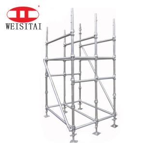China Cuplock Scaffold System Q235 Steel Pipe Scaffold Parts Hot Dip Galvanized wholesale
