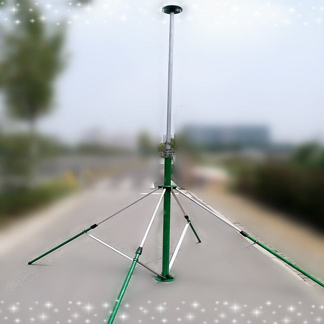 6063 Alu Sectional Telescoping Aluminum Antenna Mast Hand Push Up Light Weight Mast