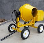 4 Wheel Mobile Concrete Mixer Machine 350L Small Gasoline Diesel Self -