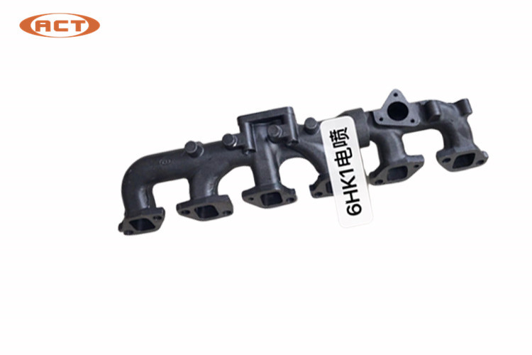 STD Size Mechanical Excavator Pipe Fittings 6HK1 EFI Exhaust Manifold