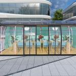 Aluminium Bubble Tent House Prefabricated PC Transparent Dome Tent