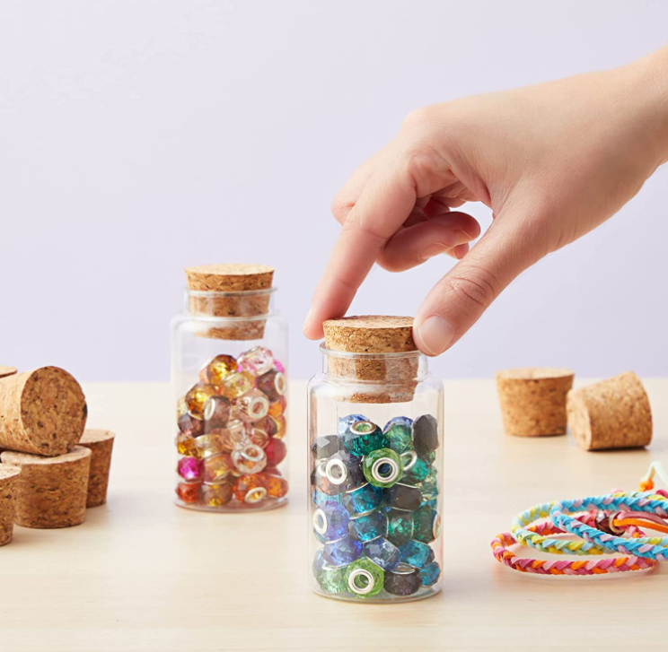 Clear Glass Bottles with Bottle Stopper Cork Stoppers Clear Glass Bottle Stopper