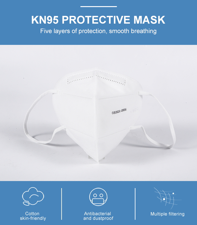 Wholesale Dust Proof Anti-smog Folding KN95 Face Mask for KN95