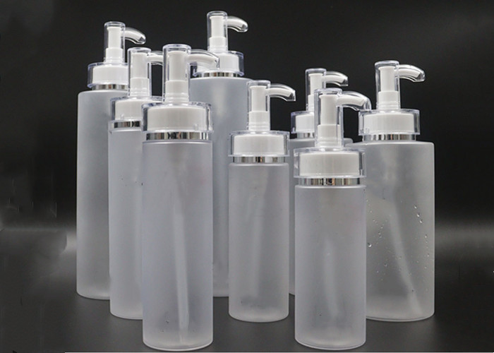 Frost Shampoo Bottle PET Press Type Lotion Empty Bottle Bathroom Shower Gel Soap Dispenser