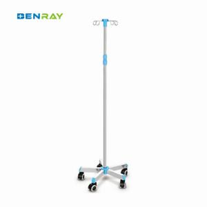 China Factory Cheap 5 Casters Stainless Steel Mobile Drip Stand wholesale