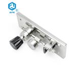 1PC Silver Gas Supply Systems Changeover Manifold Stainless Steel 316