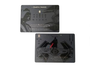 China OEM Waterproof SS 88x60x0.5mm Metal Playing Cards wholesale