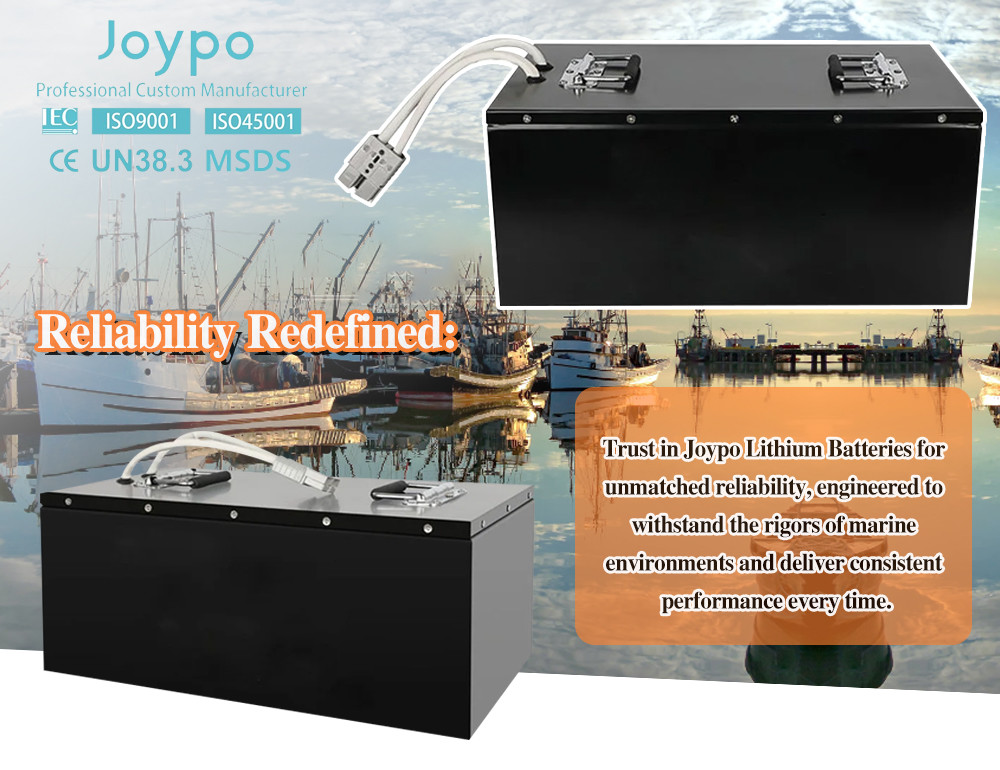 Fishing Boat Deep Cycle Marine Lithium Battery 72V 100Ah For Trolling Motor