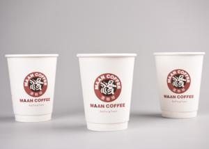 China 12oz 300ml Personalised Paper Coffee Cups , Cold / Hot Drink Cups wholesale