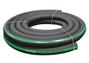China Abrasive 290psi 50m Length Excavator Hydraulic Hoses , Sandblast Rubber Hose wholesale