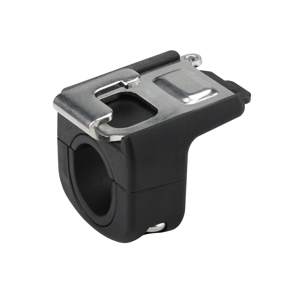 Black Handlebar Mount Tube Buckle For GoPro Wi-Fi Remote Control Suit 21-25mm Diameter Monopod