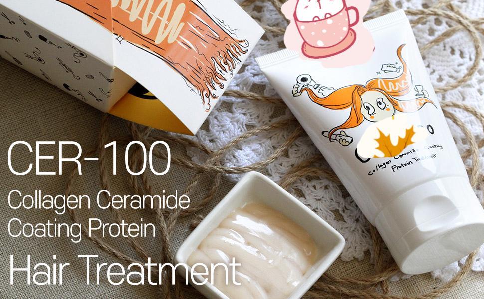 Milky Piggy Collagen Ceramide Coating Protein Hair Treatment Masks 3.38Oz 100ml