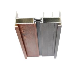 China 6063-T5 Wardrobe Aluminum extrusion profile , sliding wardrobe door wholesale