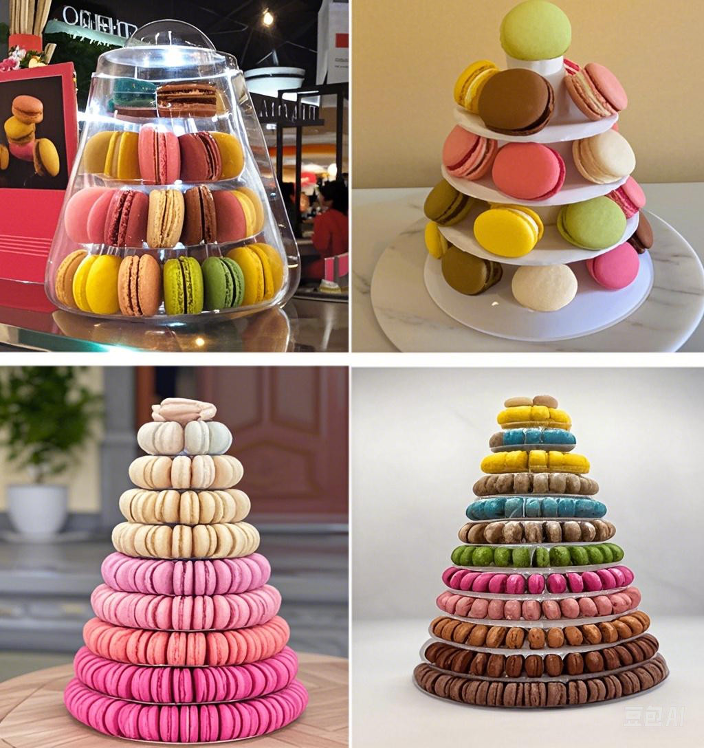 33 Grain Macaron Carton Packaging Display Stand Macaron Tray