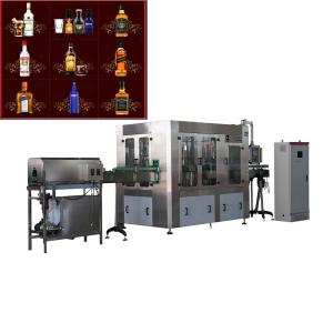 China 3 In 1 Automatic 4/8/12 Heads Wine Glass Bottle Filling Machine wholesale