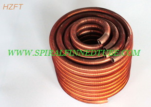 Integral Water Heater Finned Coil Heat Exchangers / Finned Coil