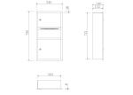 Wall mounted toilet dispensador de inodoro / Stainless Steel Paper Towel