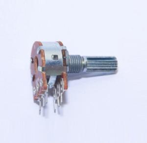 China 16mm rotary potentiometer with metal shaft, carbon potentiometer, trimmer potentiometer wholesale
