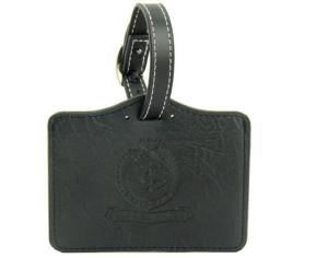 China Promotional Suitcase Name Tags , Custom PU Leather Business Card Luggage Tag wholesale